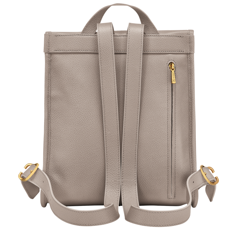 Longchamp Le Foulonné Mochila Cuero - Tórtola