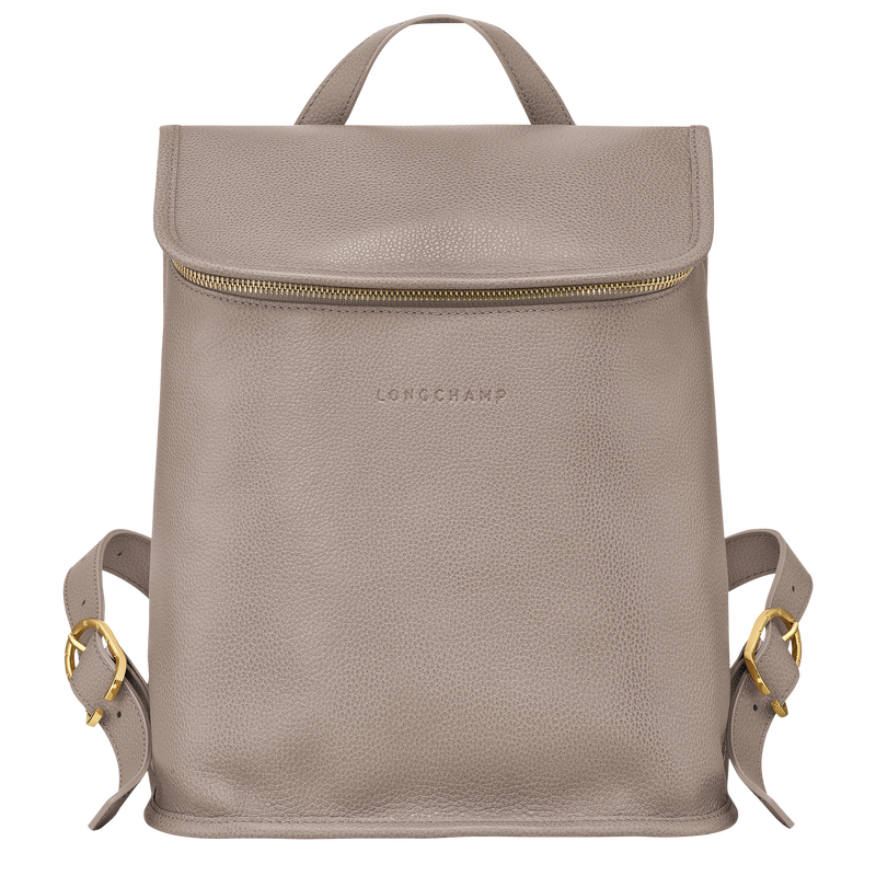 Longchamp Le Foulonné Mochila Cuero - Tórtola