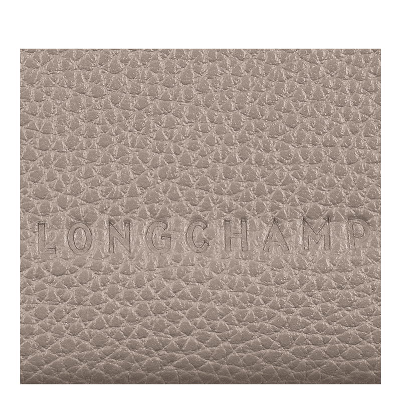 Longchamp Le Foulonné Tarjetero Cuero - Tórtola