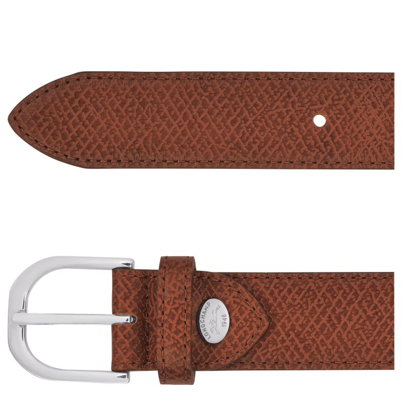 Longchamp Le Pliage Cinturón De Mujer Cuero - Coñac