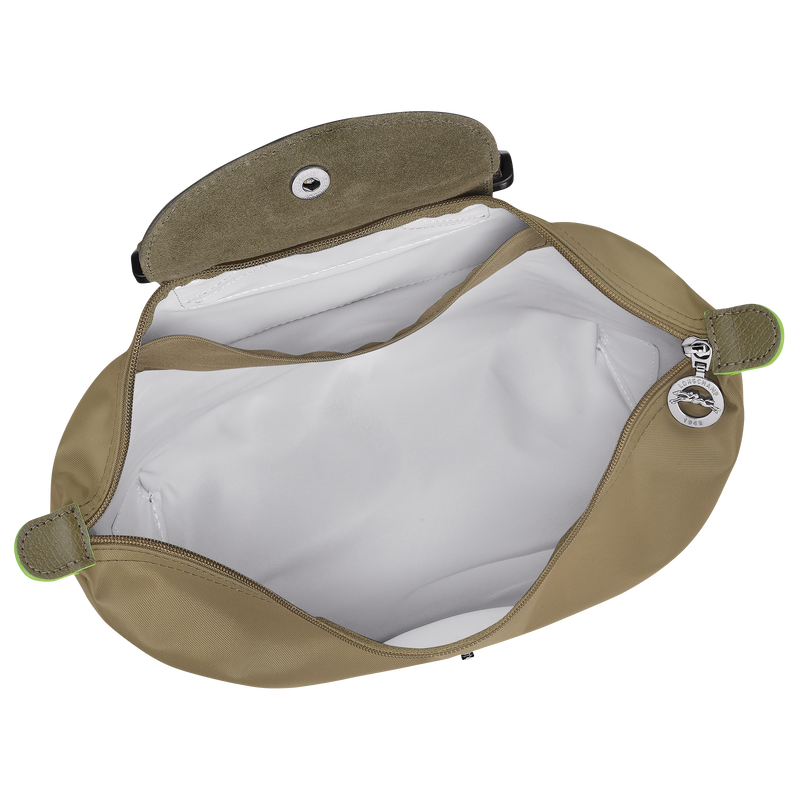 Longchamp Le Pliage Green Mochila M Tela - Alcachofa