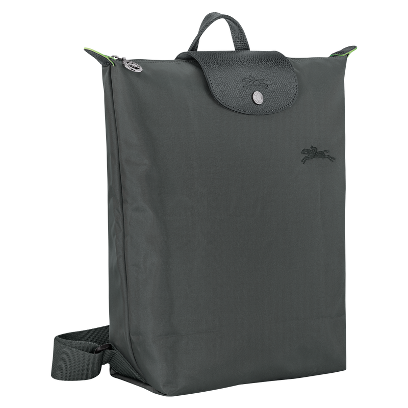 Longchamp Le Pliage Green Mochila M Tela - Grafito