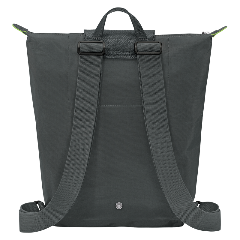 Longchamp Le Pliage Green Mochila M Tela - Grafito