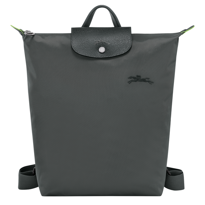 Longchamp Le Pliage Green Mochila M Tela - Grafito