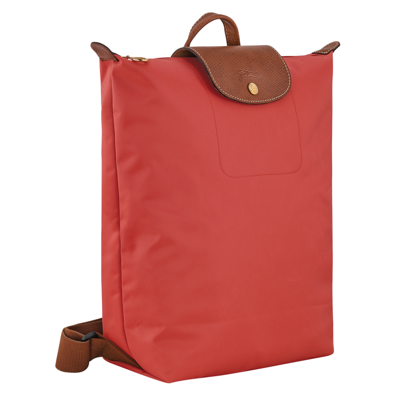 Longchamp Le Pliage Original Mochila M Tela - Tomate