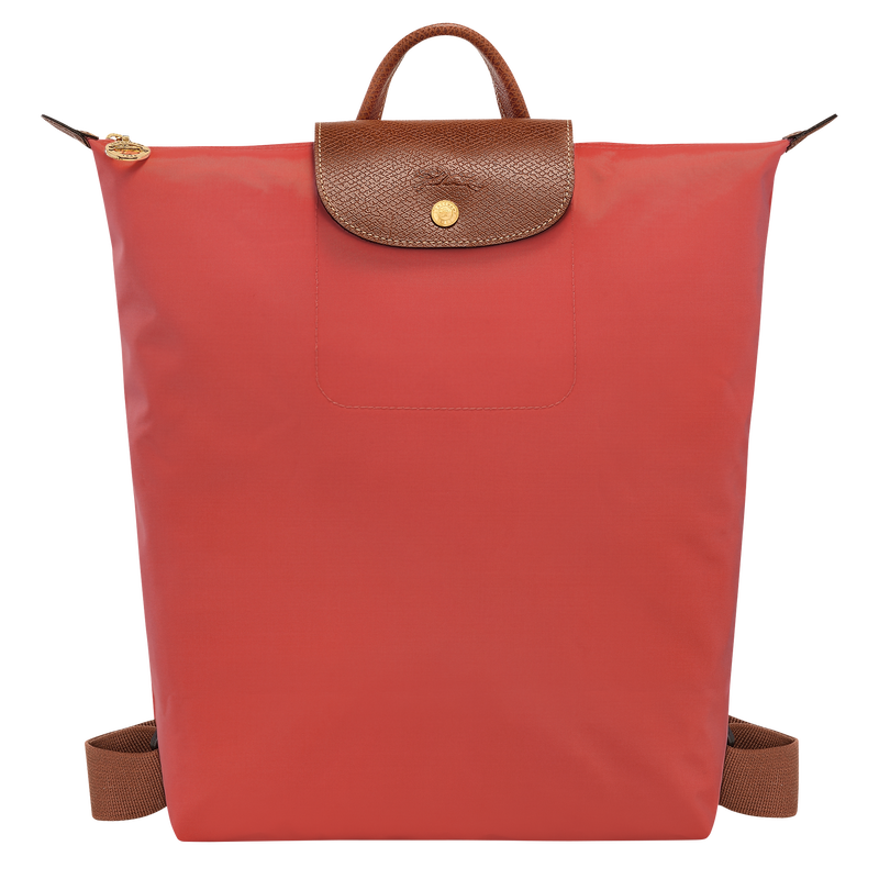 Longchamp Le Pliage Original Mochila M Tela - Tomate