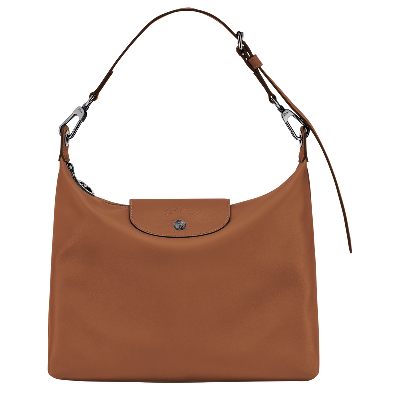 Longchamp Le Pliage Xtra Bolso Hobo M Cuero - Coñac