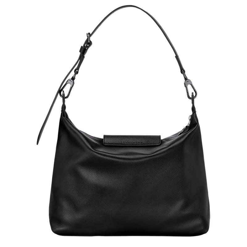 Longchamp Le Pliage Xtra Bolso Hobo M Cuero - Negro