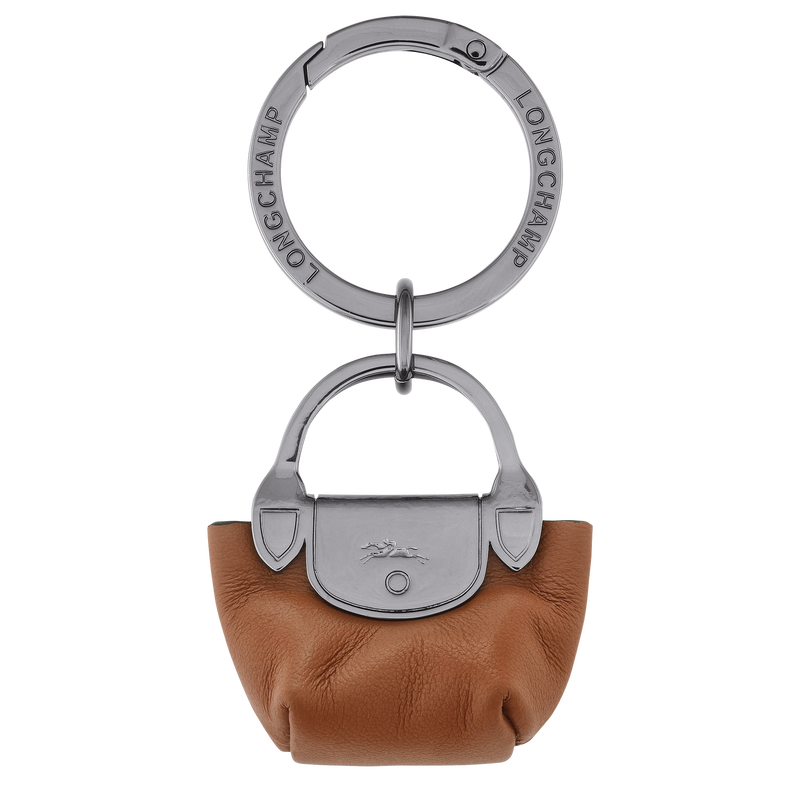 Longchamp Le Pliage Xtra Llaveros Cuero - Coñac