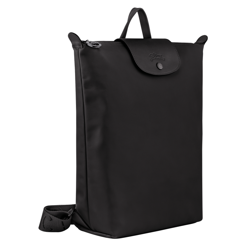 Longchamp Le Pliage Xtra Mochila M Cuero - Negro