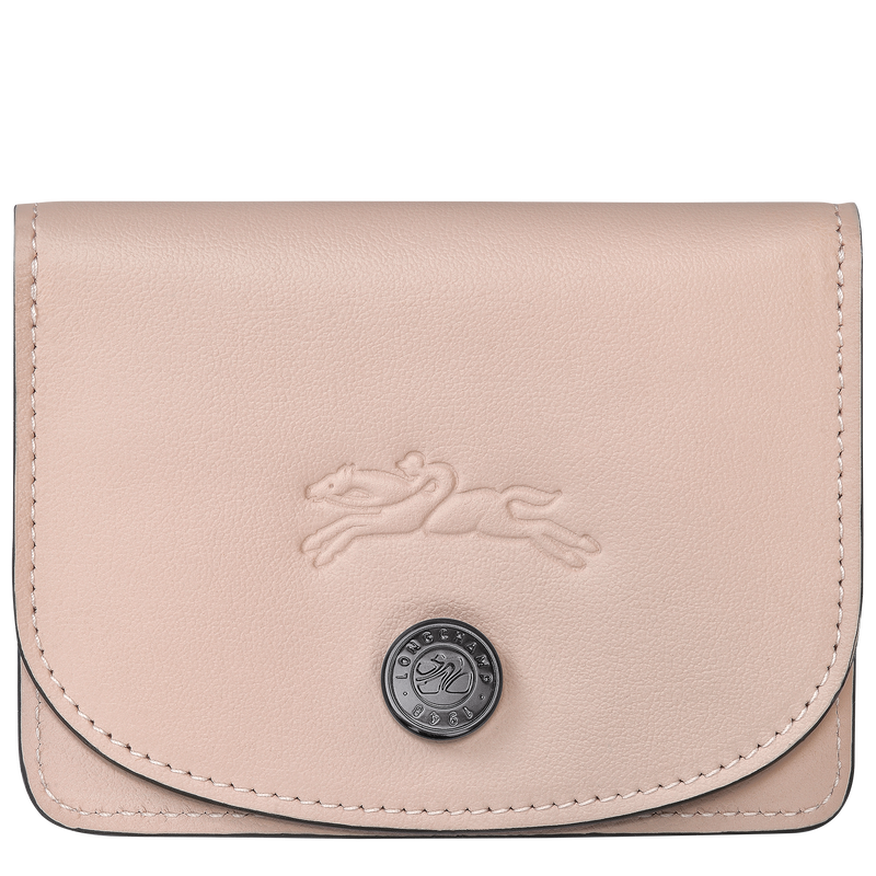 Longchamp Le Pliage Xtra Tarjetero Cuero - Carne