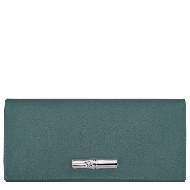 Longchamp Le Roseau Cartera con solapa Cuero - Cedro