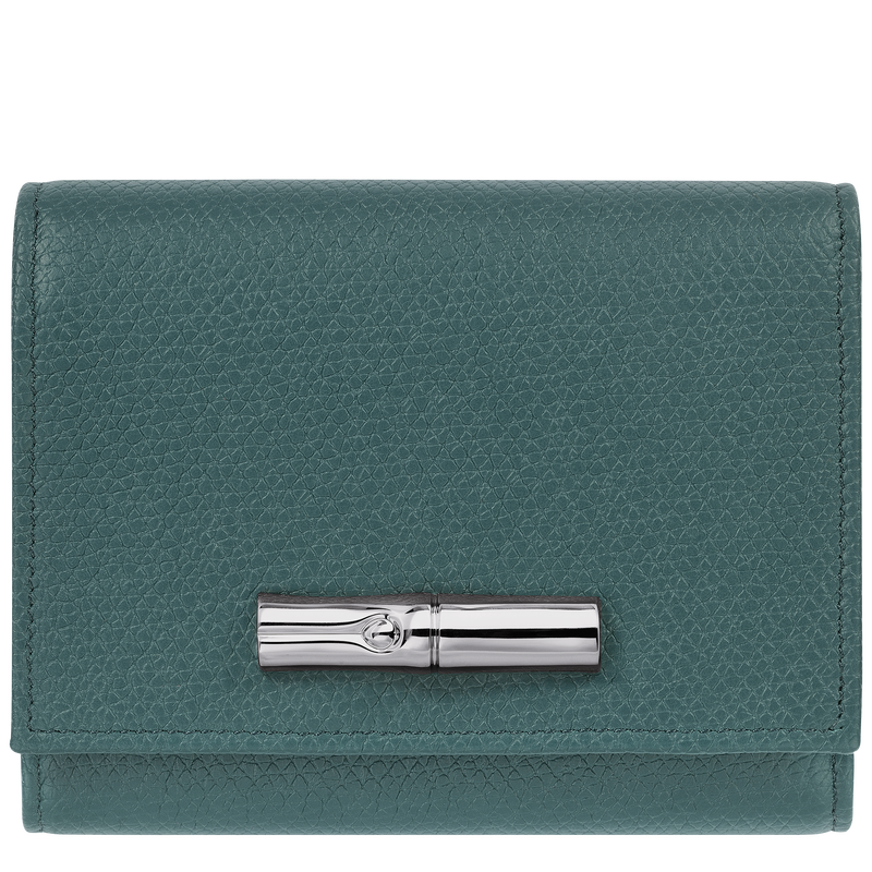 Longchamp Le Roseau Cartera Cuero - Cedro