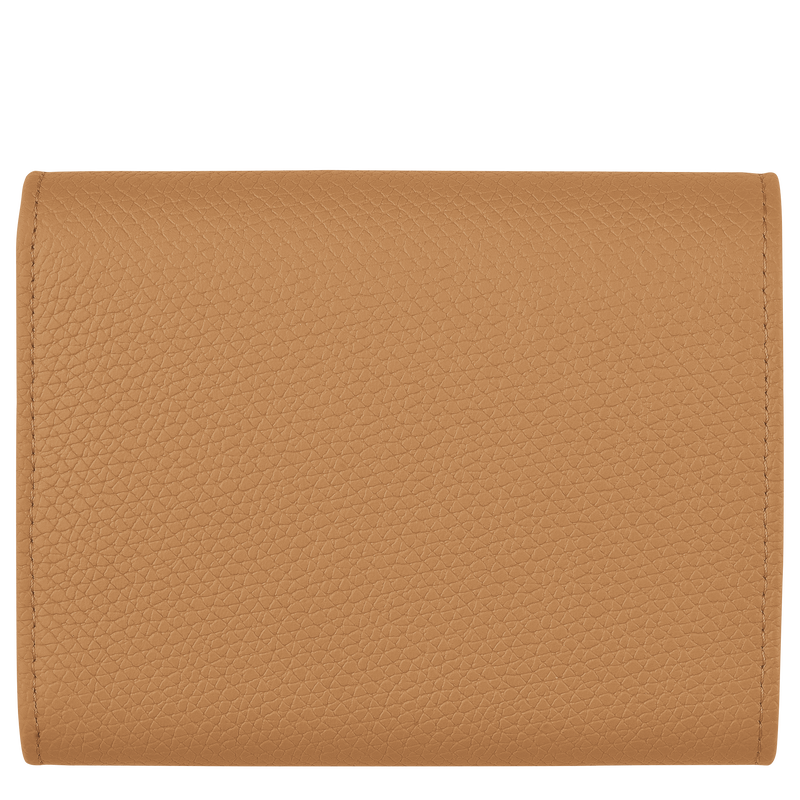 Longchamp Le Roseau Cartera Cuero - Nuez