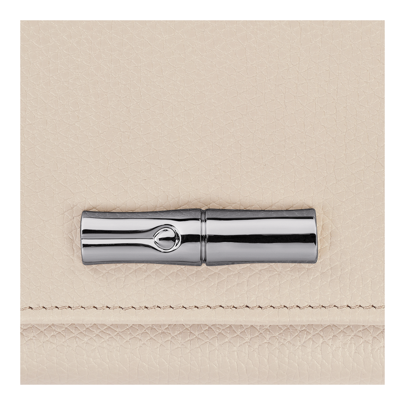 Longchamp Le Roseau Cartera Cuero - Papel