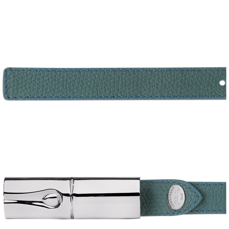 Longchamp Le Roseau Cinturón De Mujer Cuero - Cedro