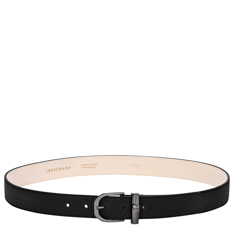 Longchamp Le Roseau Cinturón de mujer Cuero - Negro