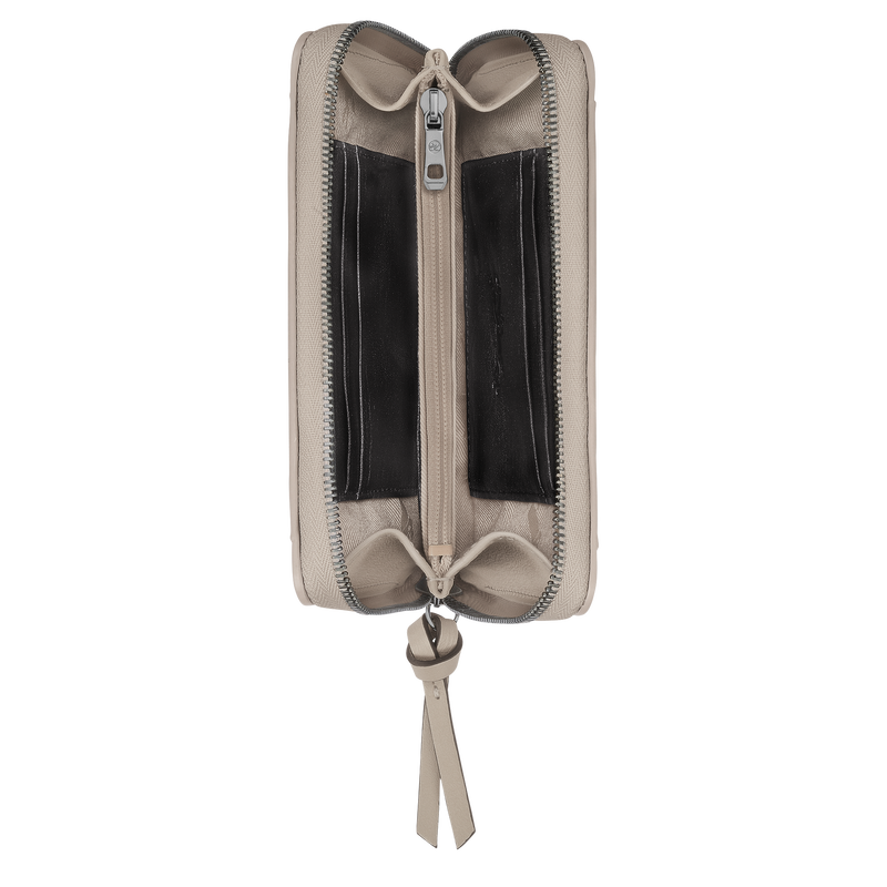 Longchamp Longchamp 3D Cartera Cuero - Arcilla