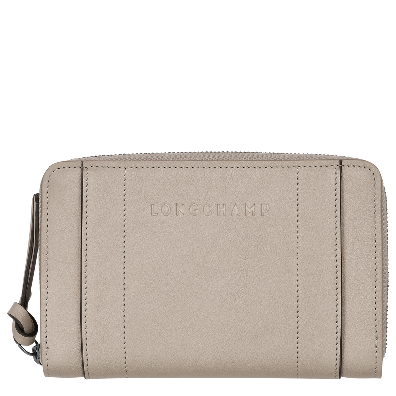 Longchamp Longchamp 3D Cartera Cuero - Arcilla