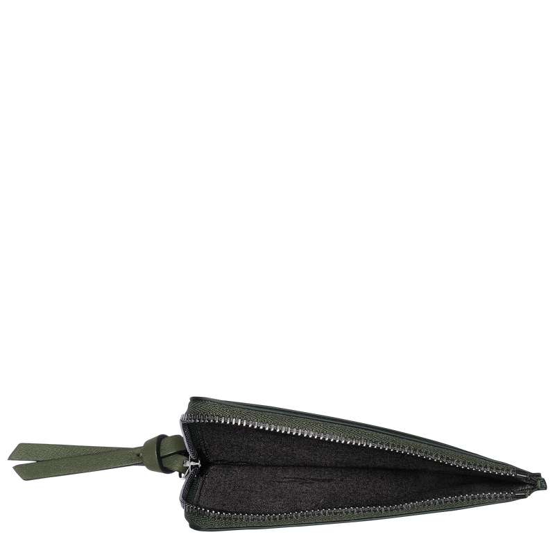 Longchamp Longchamp 3D Tarjetero Cuero - Caqui