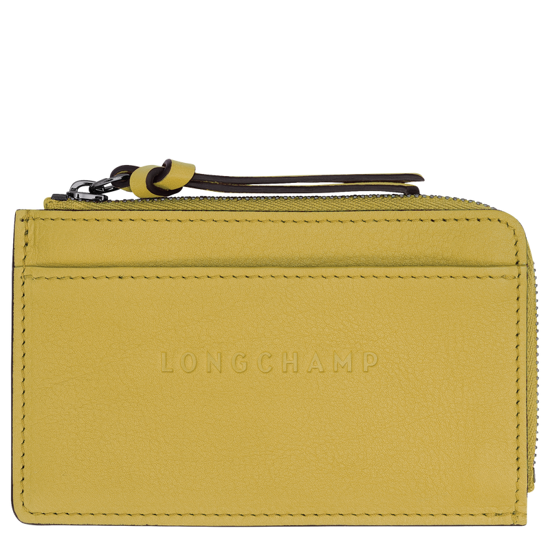 Longchamp Longchamp 3D Tarjetero Cuero - Jenjibre