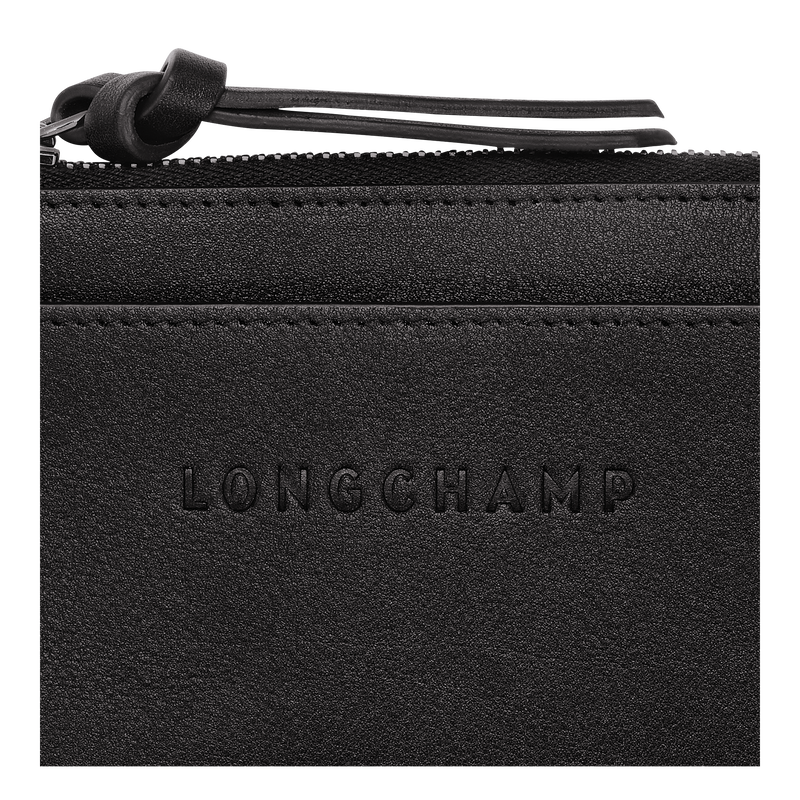 Longchamp Longchamp 3D Tarjetero Cuero - Negro