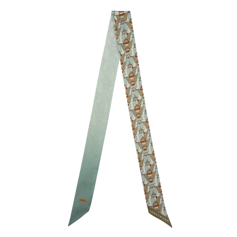 Longchamp Origami Le Pliage Banda Seda - Verbena