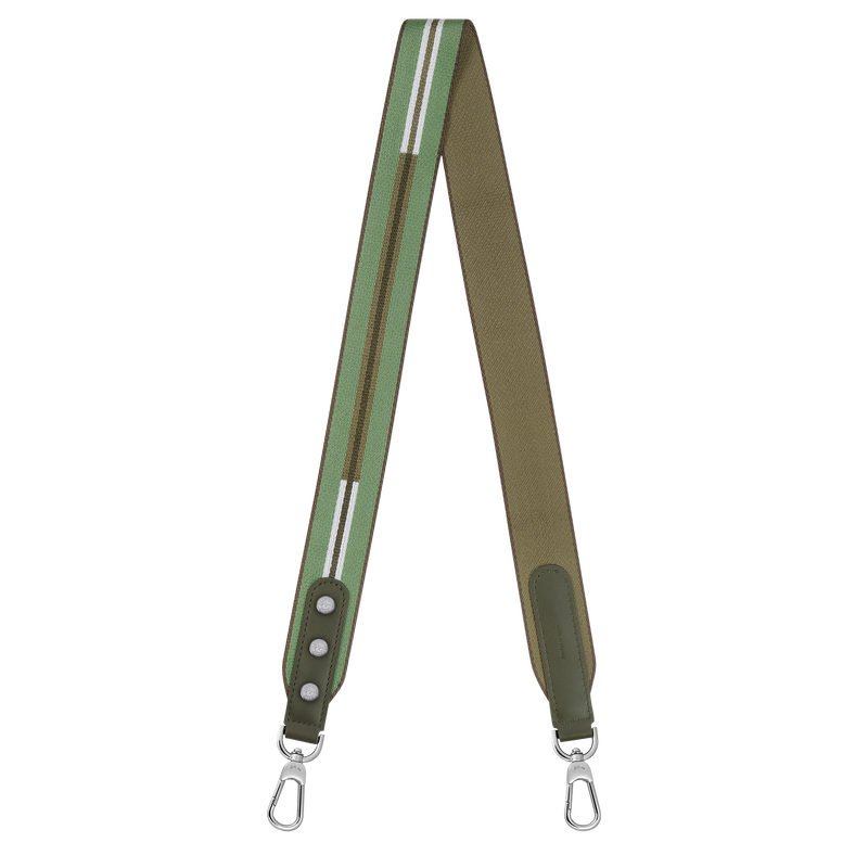 Longchamp Longchamp Rayures Bandolera Tela - alcachofa