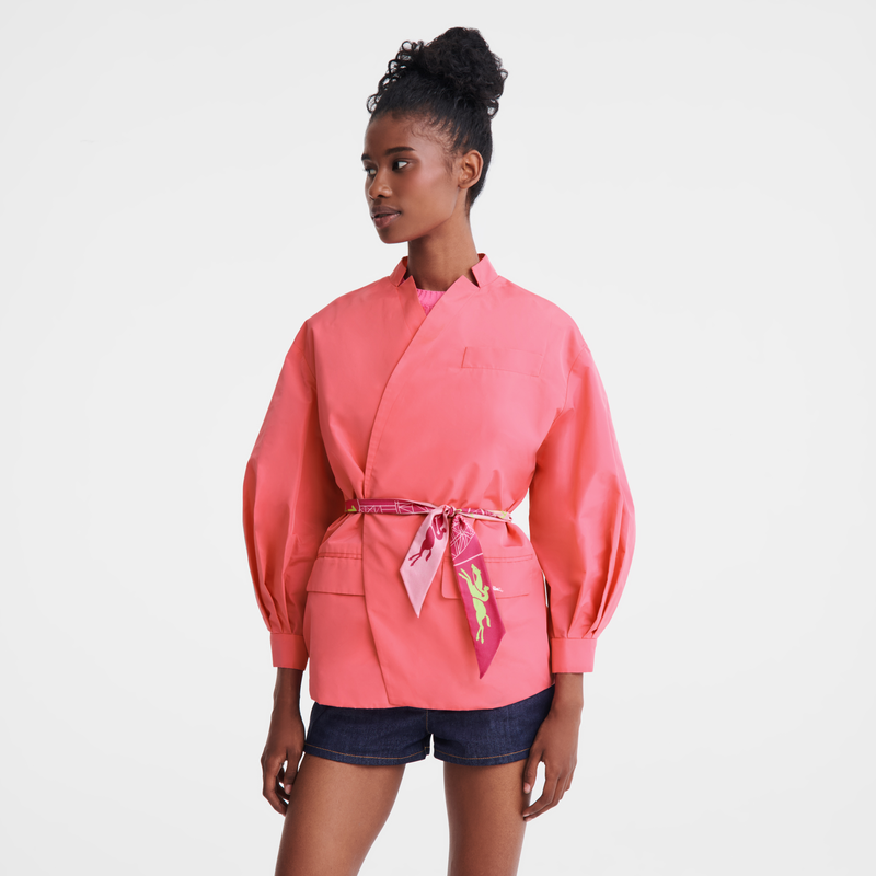 Longchamp Torre Eiffel 1948 Banda Seda - Rosa