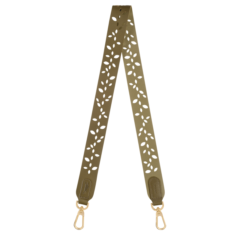 Longchamp Végétal Bandolera Cuero - alcachofa