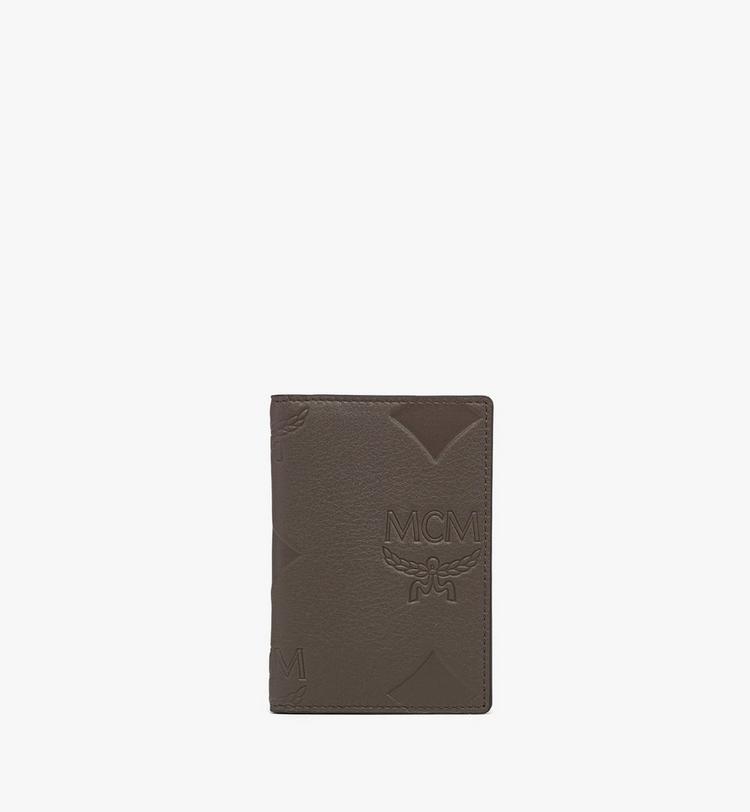 MCM Aren Bifold Card Wallet In Maxi Monogram Leather