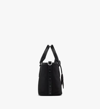 MCM Aren Shopper In Recycled Nylon And Monogram Print Leather