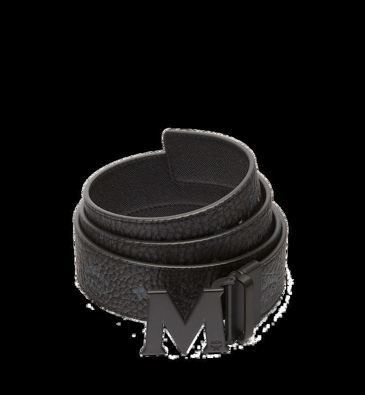 MCM Claus Matte M Reversible Belt 4.5 cm in Visetos