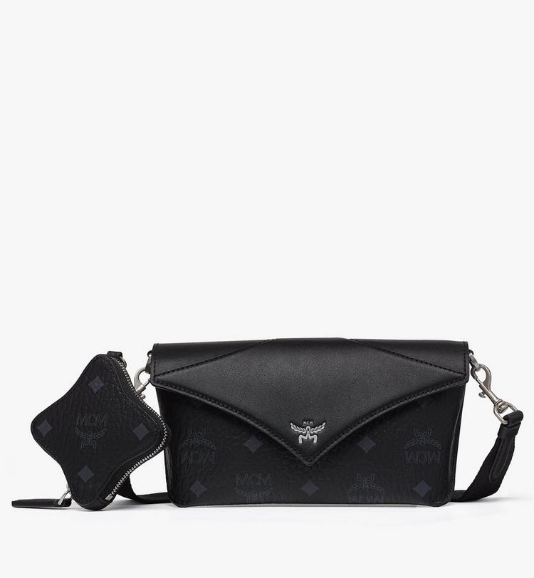 MCM Diamond Crossbody w/ AirPods Pro Charm in Visetos