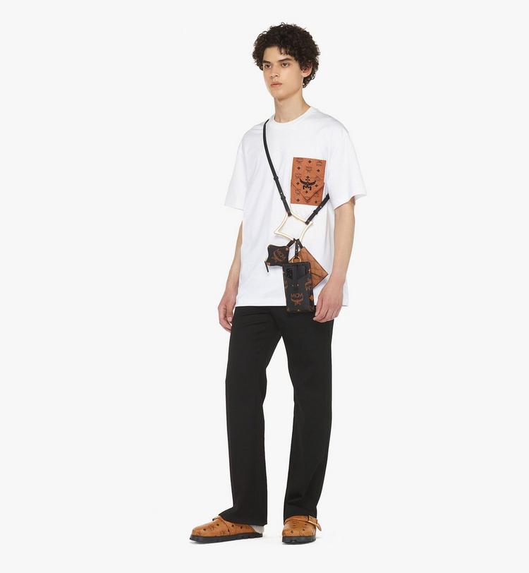 MCM Diamond Trilogie Crossbody Pouch In Monogram Mix