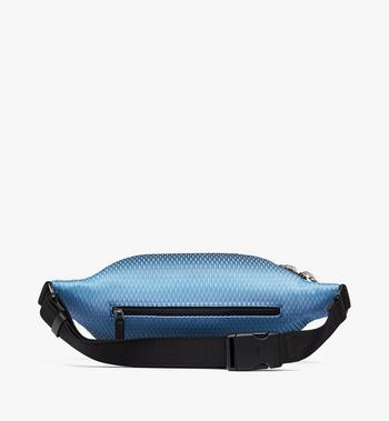 MCM Fursten Belt Bag In Gradation Mesh And Monogram Neoprene