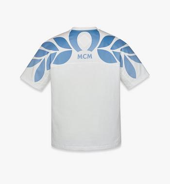 MCM Gradation Laurel Logo Print T-Shirt In Organic Cotton
