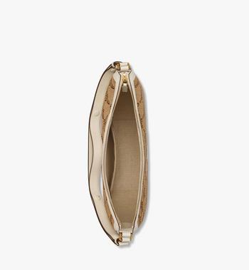 MCM Himmel Ascending Moon Hobo In Lauretos Raffia Jacquard