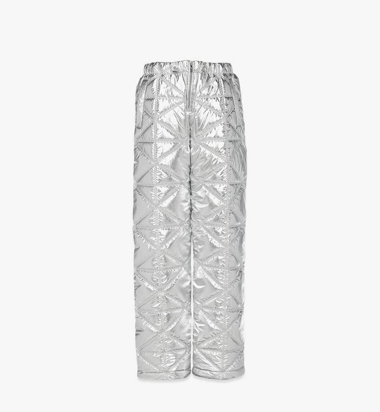MCM Après-Ski Quilted Pants in Metallic Polyester