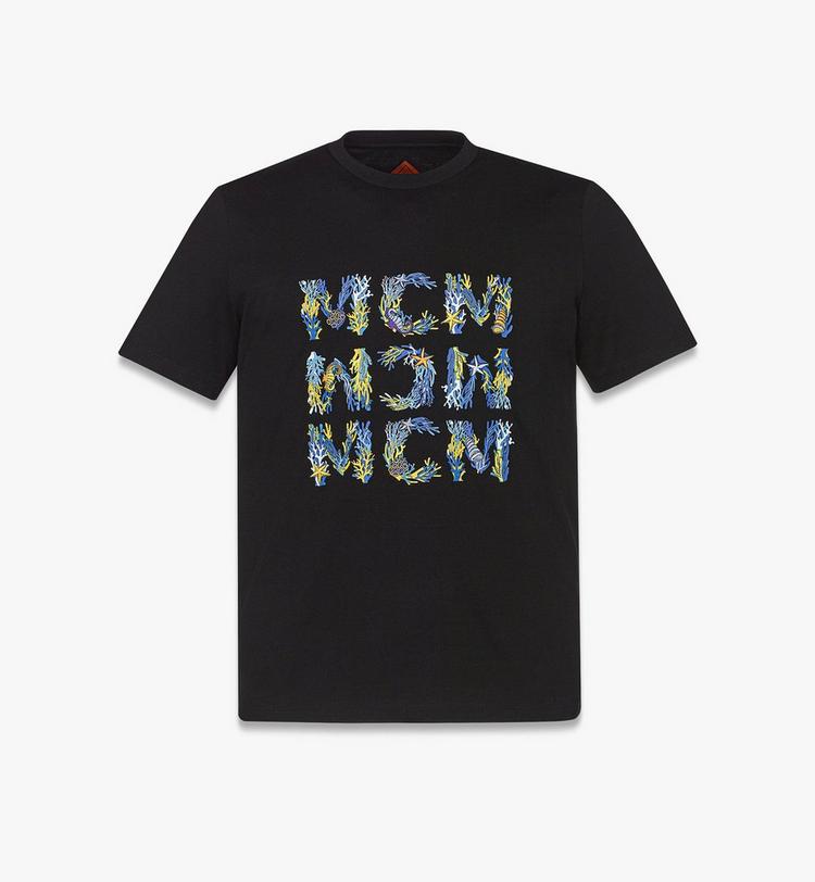 MCM Aquatic Logo T-Shirt in Organic Cotton