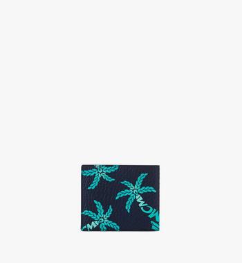 MCM Aren Bifold Wallet In Palm Canvas