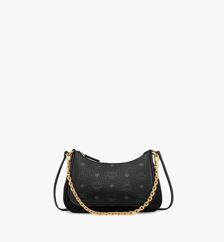 MCM Aren Duo Hobo in Recycled Nylon and Visetos