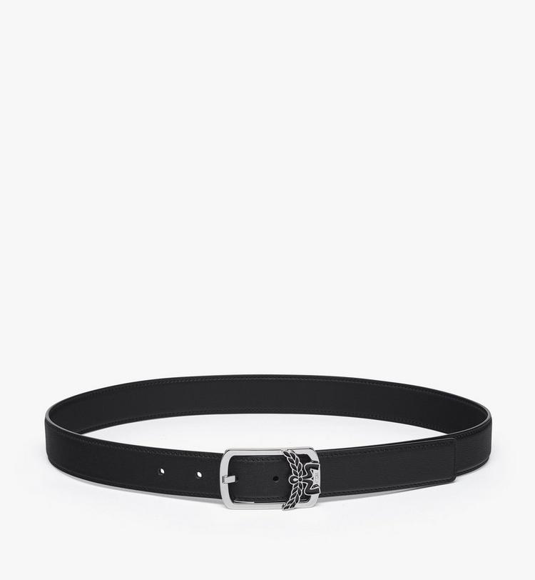 MCM Aren Epoxy Laurel Belt in Embossed Leather