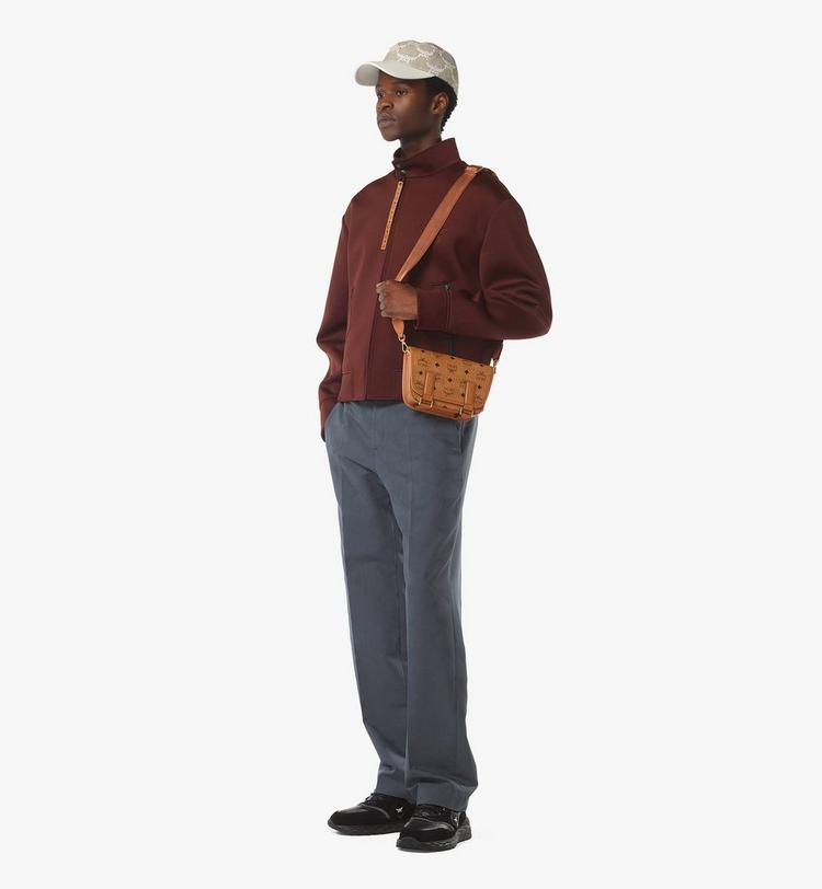 MCM Aren Messenger Bag In Visetos