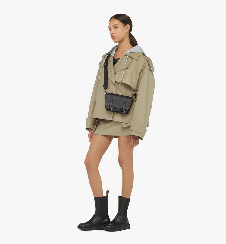 MCM Aren Messenger Bag In Visetos