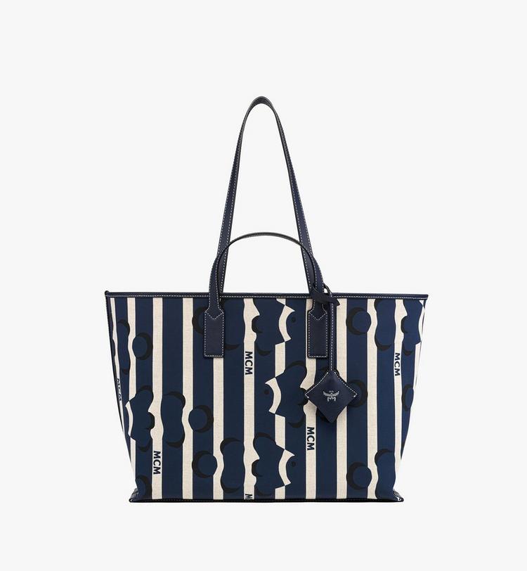 MCM Aren Shopper in Beach Club Canvas