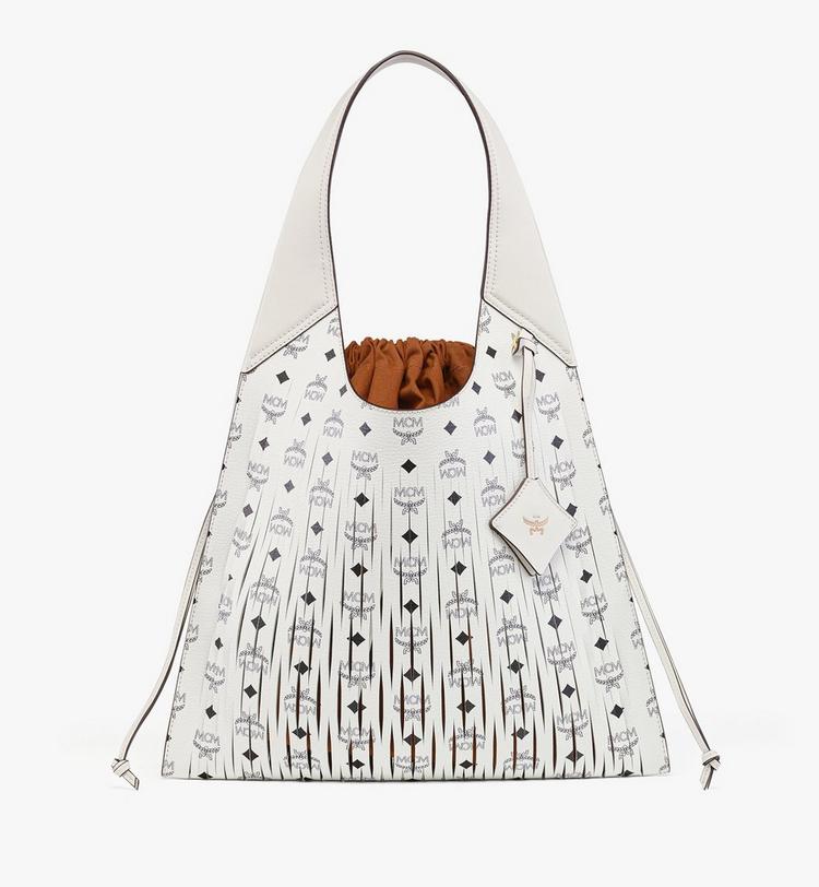 MCM Aren Shopper in Monogram Print Leather