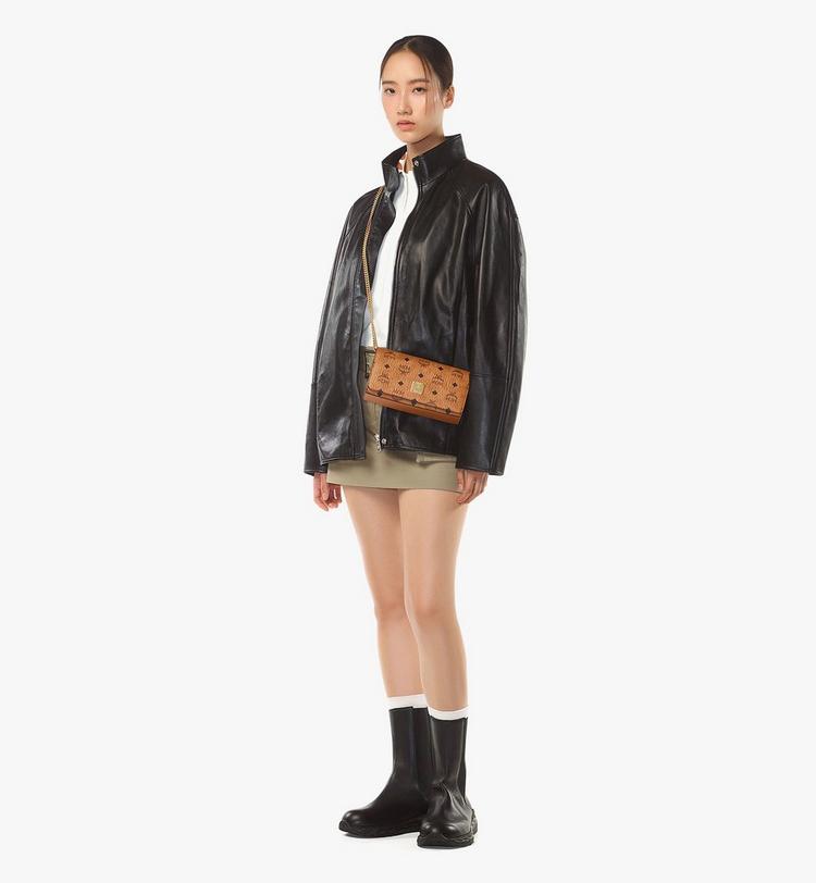 MCM Aren Shoulder Bag In Visetos