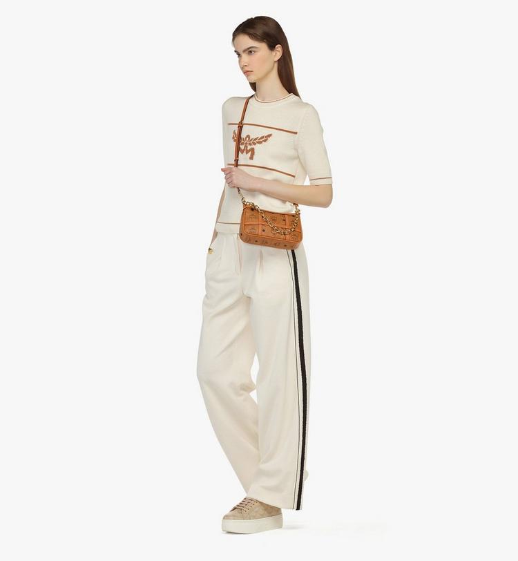 MCM Aren Shoulder Bag In Visetos