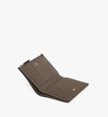 MCM Aren Snap Wallet In Maxi Monogram Leather